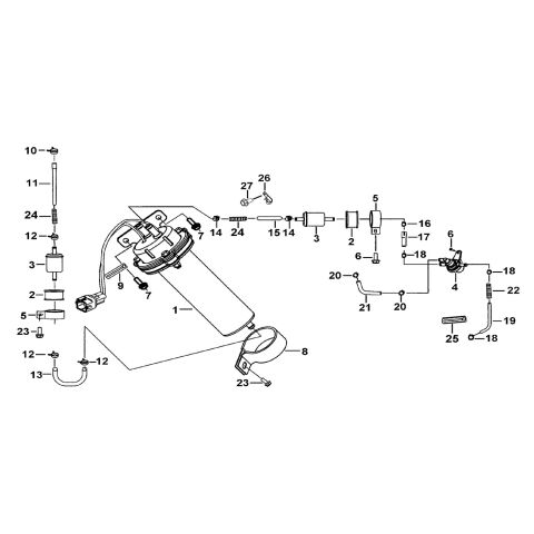 FUEL SYSTEM(FOR ←001468)
