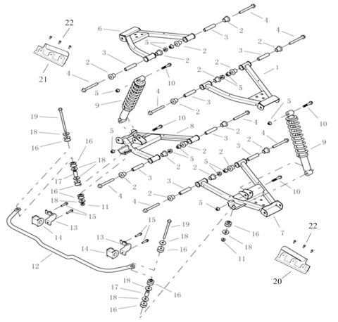 SHOCK ABSORBER REAR Ver.24