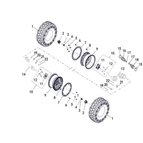 WHEEL REAR (ABS)