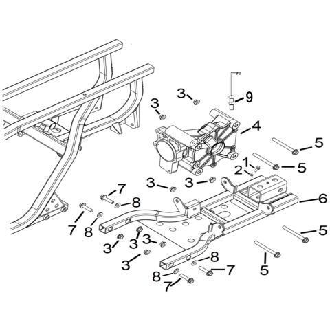 REAR GEAR-BOX BRACKET