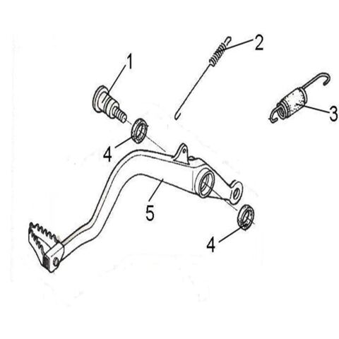 PEDAL, BRAKE (T3 EFI)