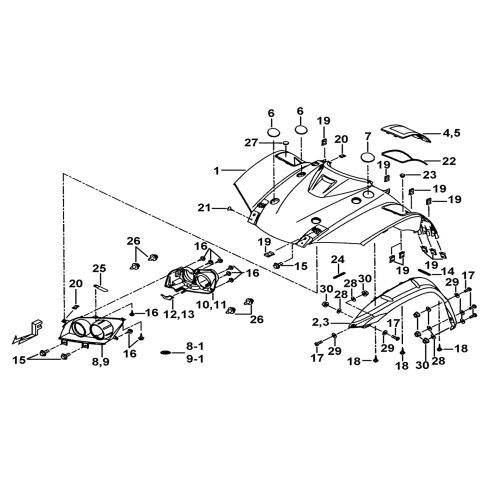 FRONT BODY COVER.