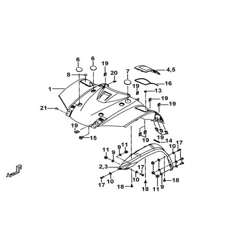 FRONT BODY COVER.