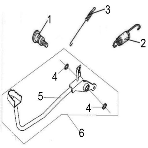 PEDAL, BRAKE