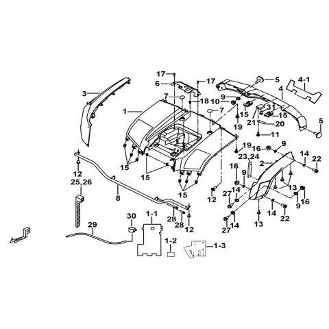 REAR BODY COVER