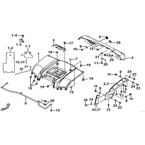 REAR BODY COVER
