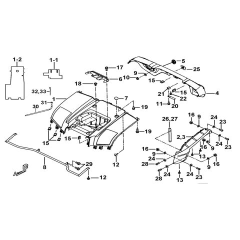 REAR BODY COVER