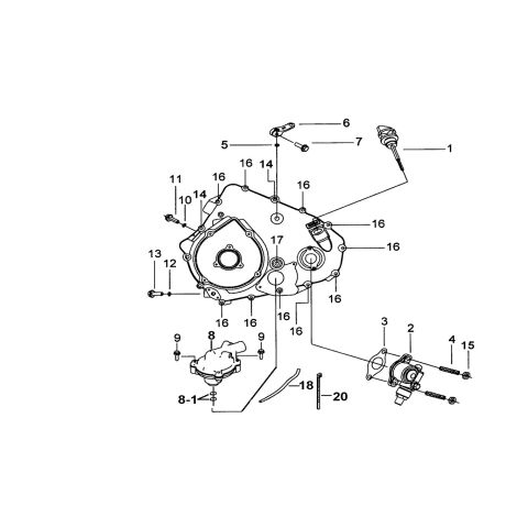 L CRANK CASE COVER(2)