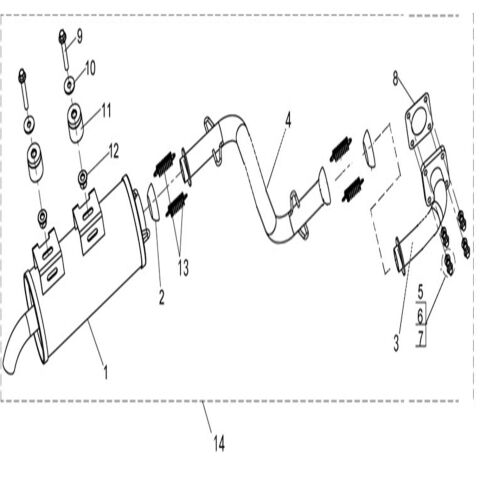 EXHAUST ASSEMBLY Ver.24