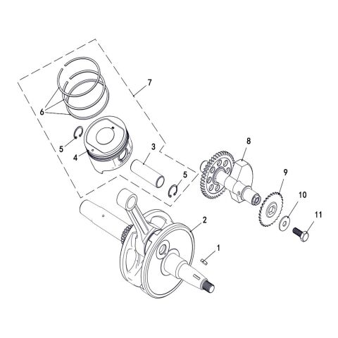 CRANKSHAFT COMP