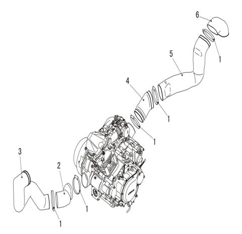CVT AIR SHROUD (USED FOR ATV WITHOUT EPS)