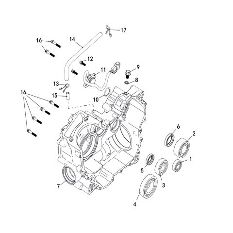 RIGHT CRANKCASE