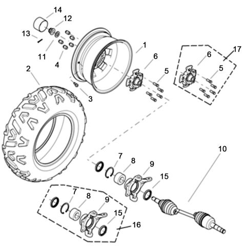WHEEL FRONT RH SIDE Ver.24