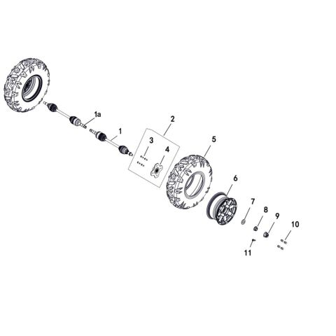 WHEEL REAR