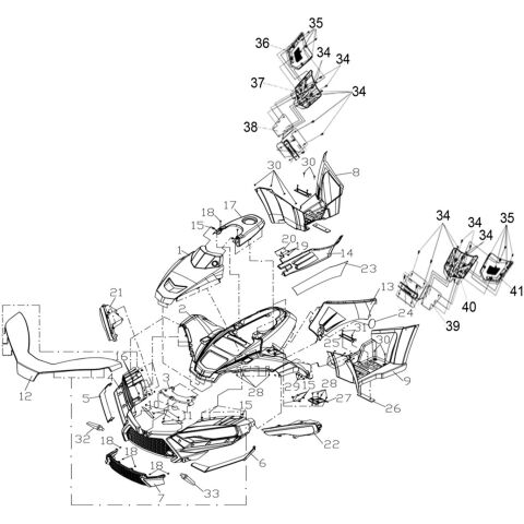 FRONT BODY (FOR PROMAX MODEL)