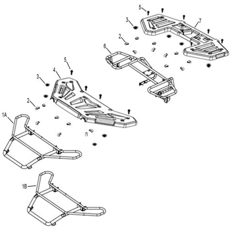 FRONT AND REAR RACK PLASTIC COVER (OPTIONAL)