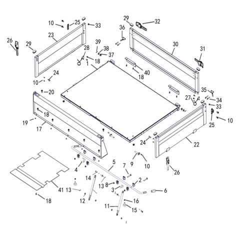 REMOVABLE IRON CARGO TANK ASSEMBLY (OPTIONAL)