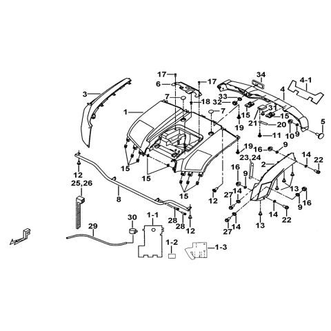 REAR BODY COVER