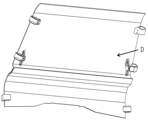 FRONT WINDSHIELD ASSY (OPTIONAL) Ver.24