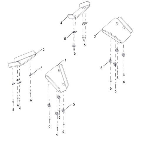 OPTIONS (LOWER A-ARM BOARD GUARD ASSY)
