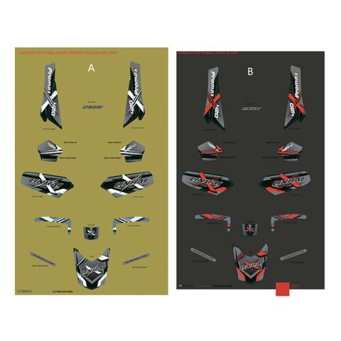 STICKER SET (LINHAI STANDARD) II