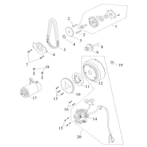 GENERATOR, STARTER