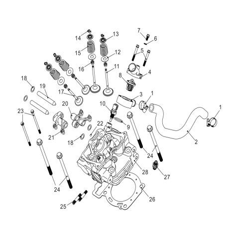CYLINDER  HEAD Ⅰ (FRONT)