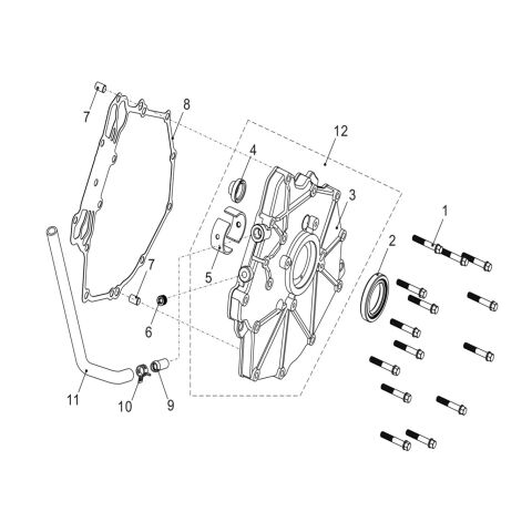 LEFT CRANKCASE COVER