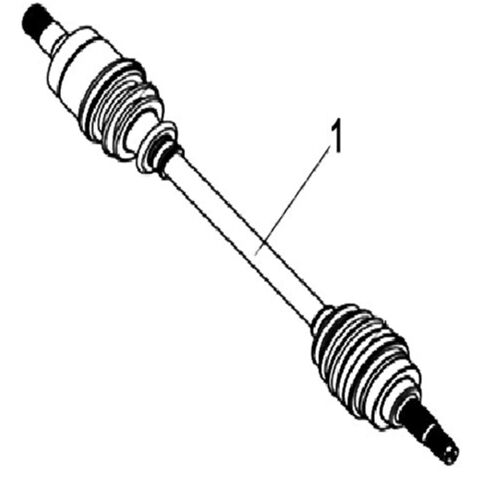REAR LEFT DRIVE AXLE(XL)