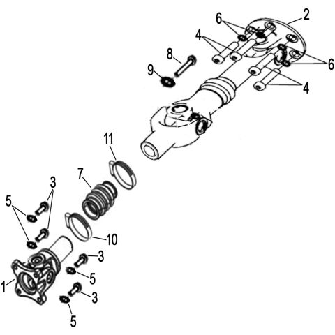 FRONT & REAR KNUCKLE ASSY