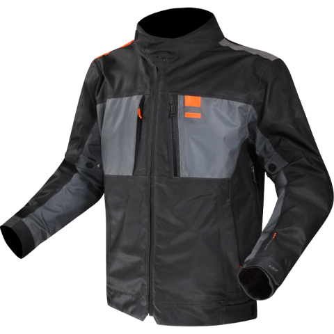 LS2 TITANIUM MAN JACKET BLUE H-V ORANGE