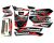 STICKER SET FOR ATV420 PROMAX (LINHAI BRAND FOR FINLAND) (USED FOR BLACK PLASTIC PARTS) (Ref. č B)