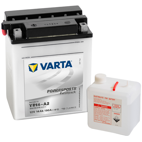 Varta 12V/14Ah moto (YB14-A2) Freshpack
