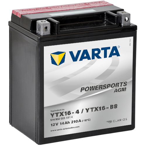 Varta 12V/14Ah moto (YTX16-4/YTX16-BS)