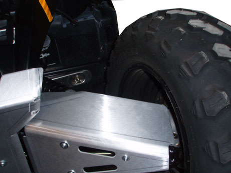 Ricochet ATV Polaris XP550/850 2009-19, Skidplate set with floorboard plates