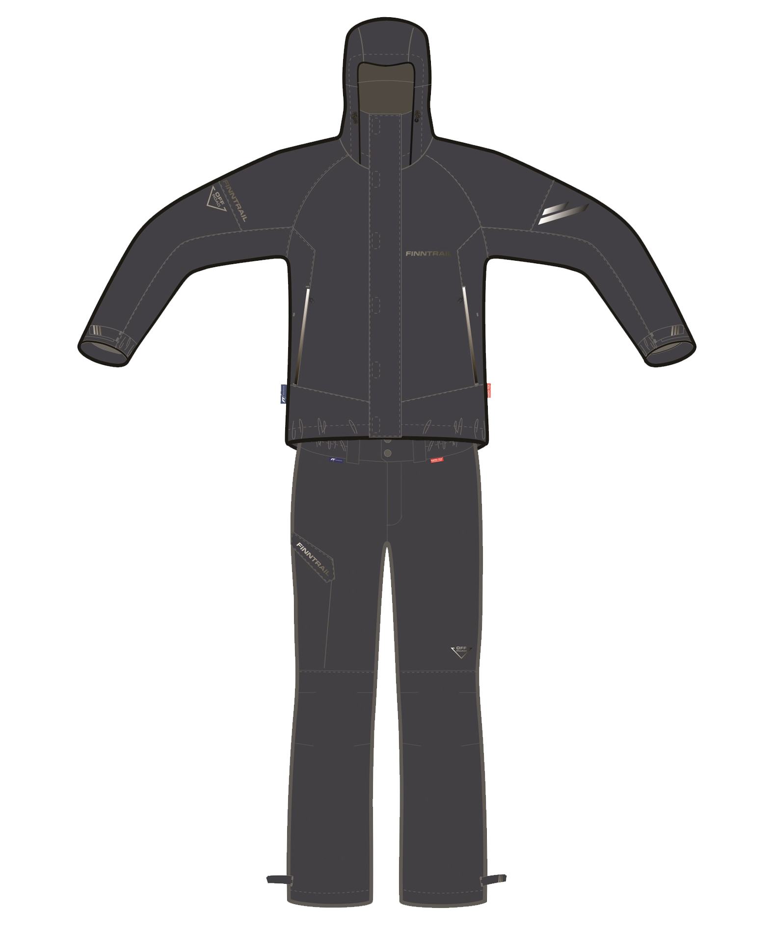 Finntrail Suit GT DarkGrey XL