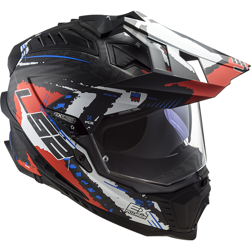 LS2 MX701 Explorer C EXTEND Matt Red XL