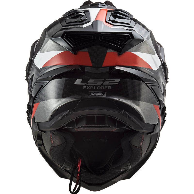 LS2 MX701 EXPLORER C FRONTIER G.TITANIUM RED XL