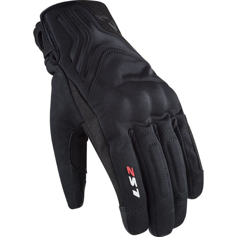 LS2 JET 2 MAN GLOVES BLACK M