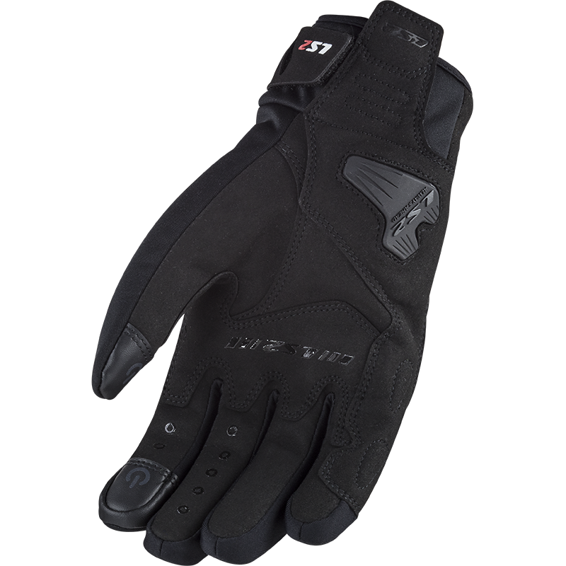 LS2 JET 2 MAN GLOVES BLACK M