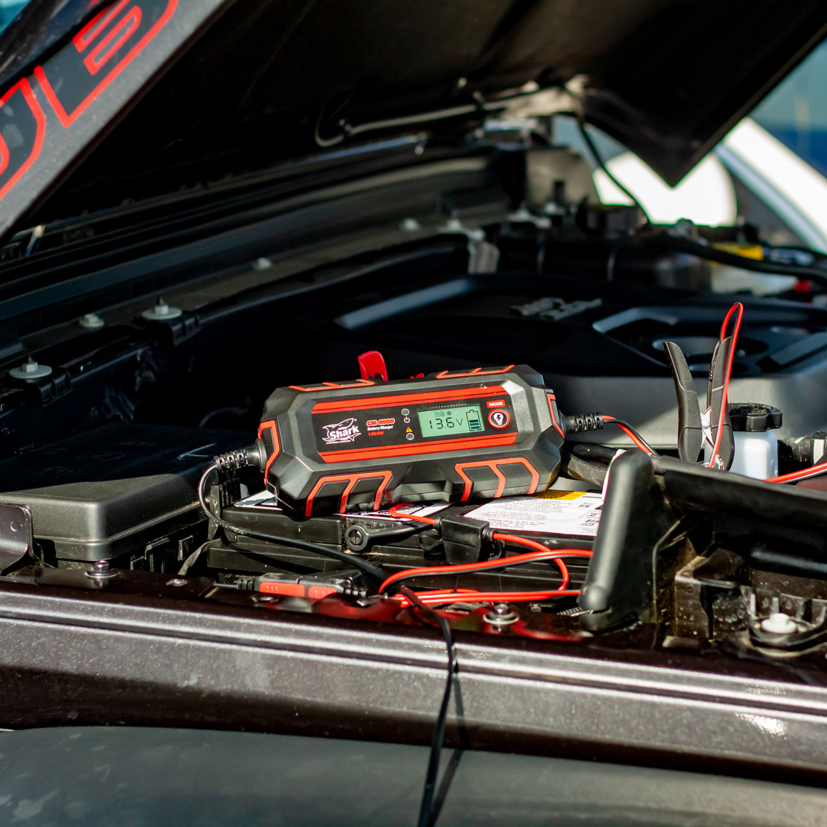 SHARK Battery Charger CN-4000, 6/12V, IP54, 4A DC