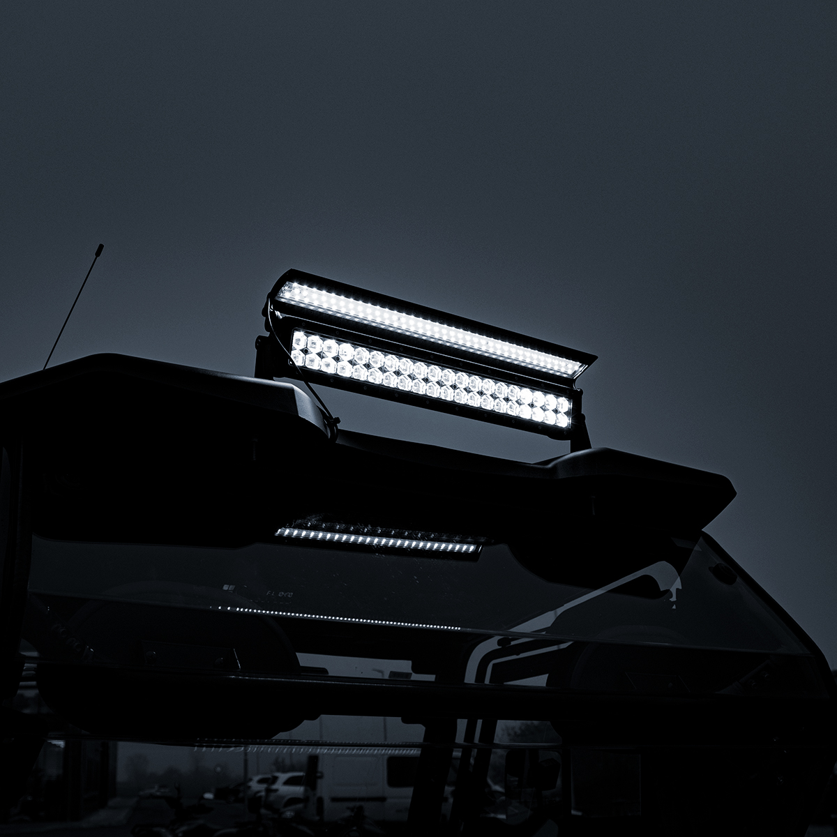 SHARK LED Light Bar 21,5", 6D with LED Cover, 120W